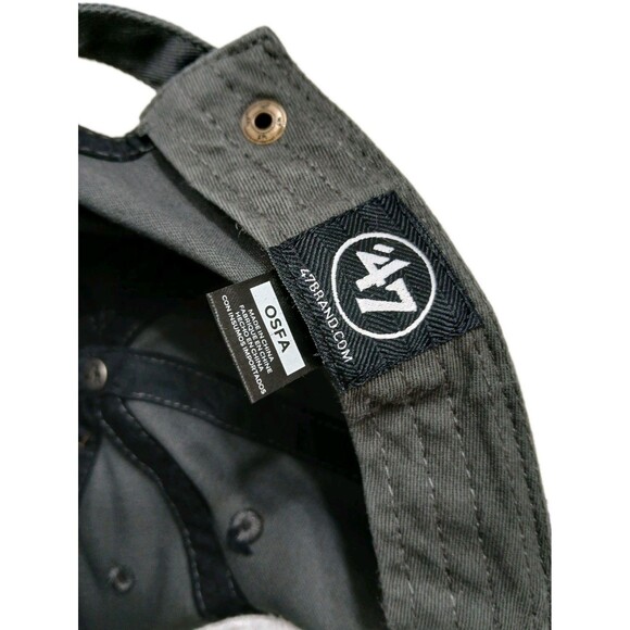 Forward Observations Group FOG F Dad Hat Cap Gray White 47 Brand Strapback - Picture 6 of 7